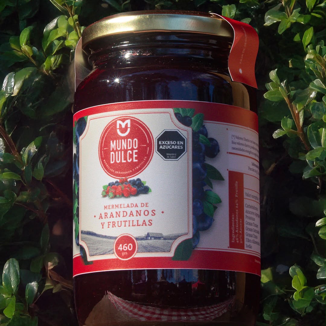 Mermelada de Arándanos y Frutilla